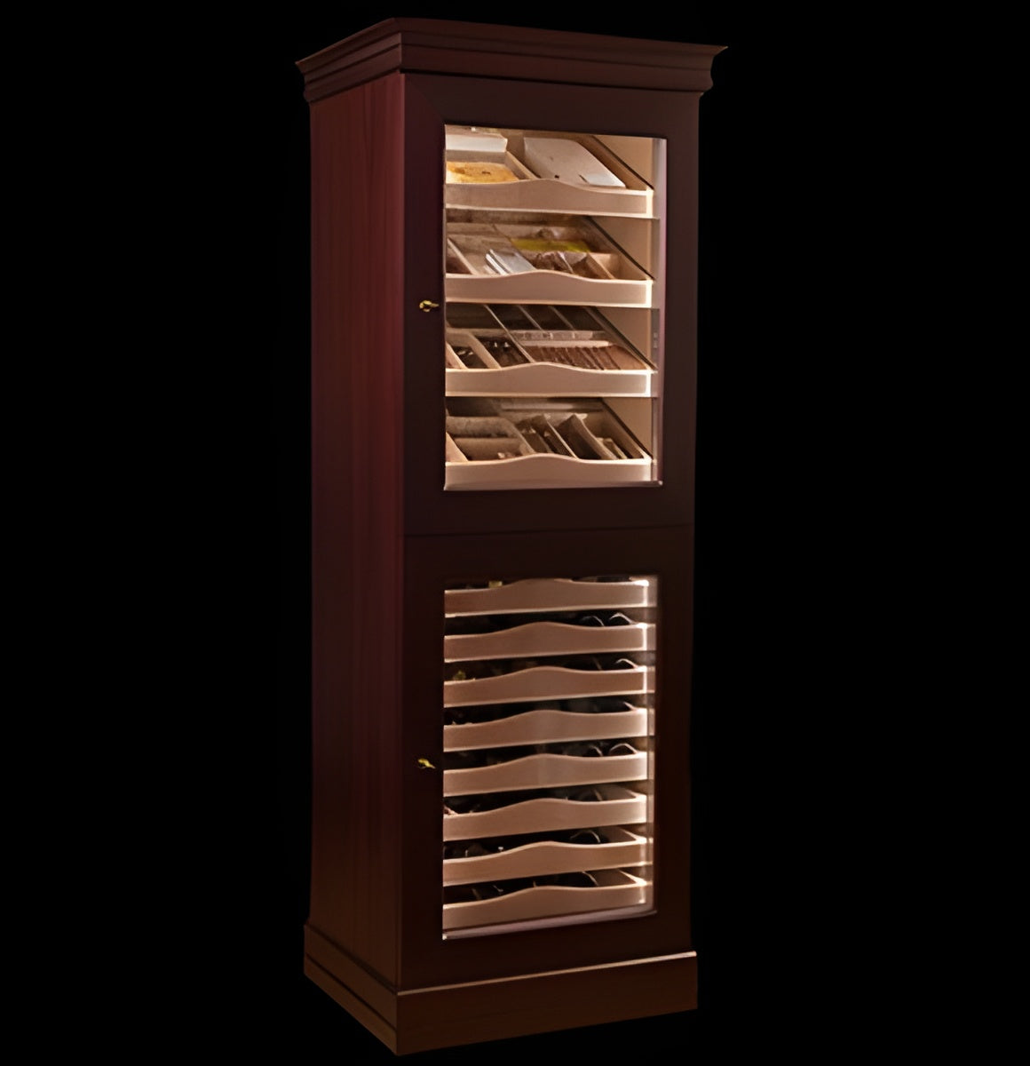 Grand Dual Cabinet Wine Humidor